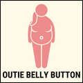 Outie belly button