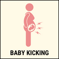 Baby kicking