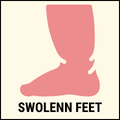 Swollen feet and hands