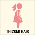 Thicker hair