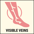 Visible veins