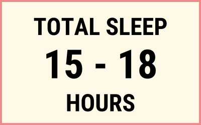 1 month total sleep