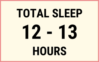 10 month total sleep