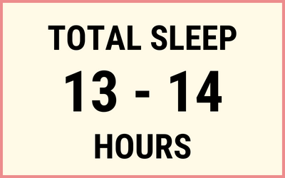 8 month total sleep