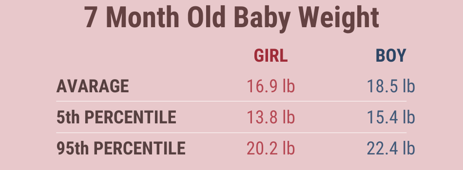 7 Month Old Baby Weight