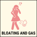 Bloating and gas pregnancy symptom