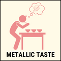 Metallic taste pregnancy symptom